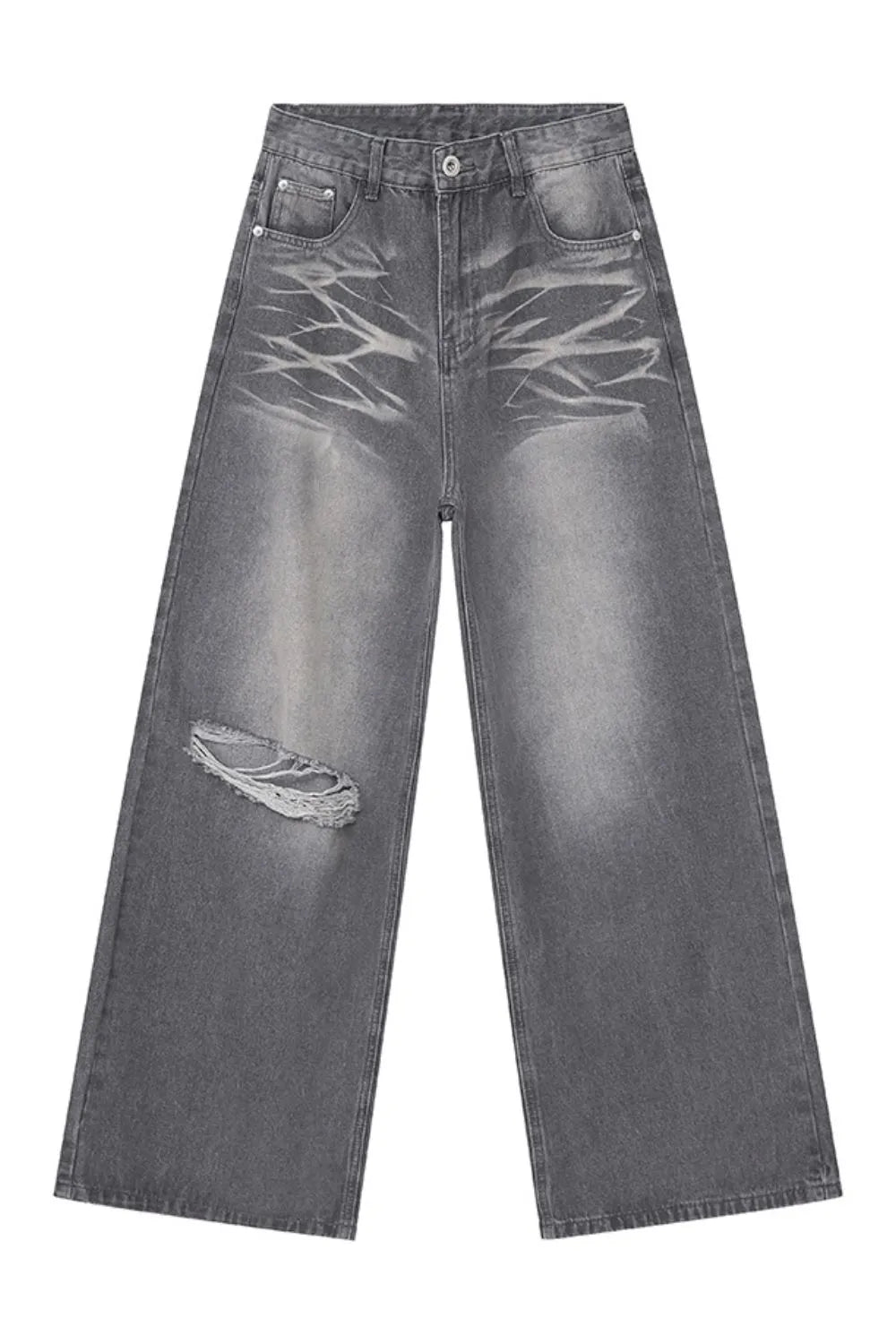 Jeans Wide Leg Grunge