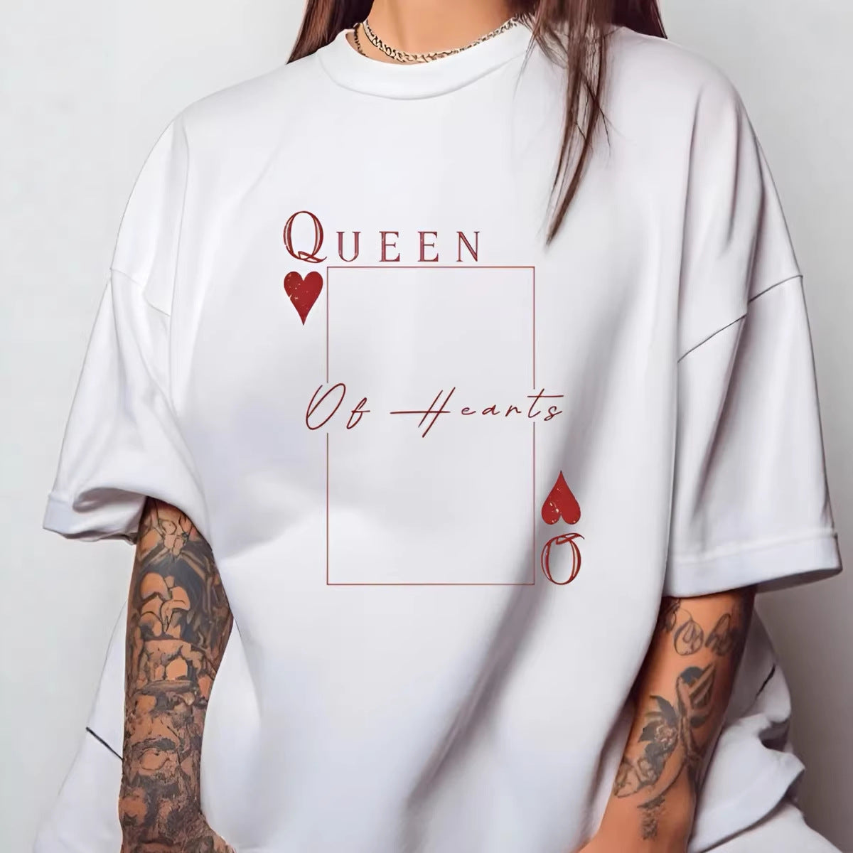 Camiseta holgada blanca