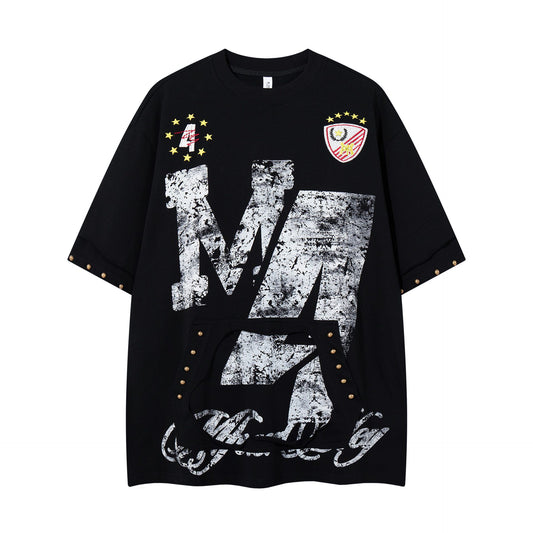 Camiseta holgada con estampado
