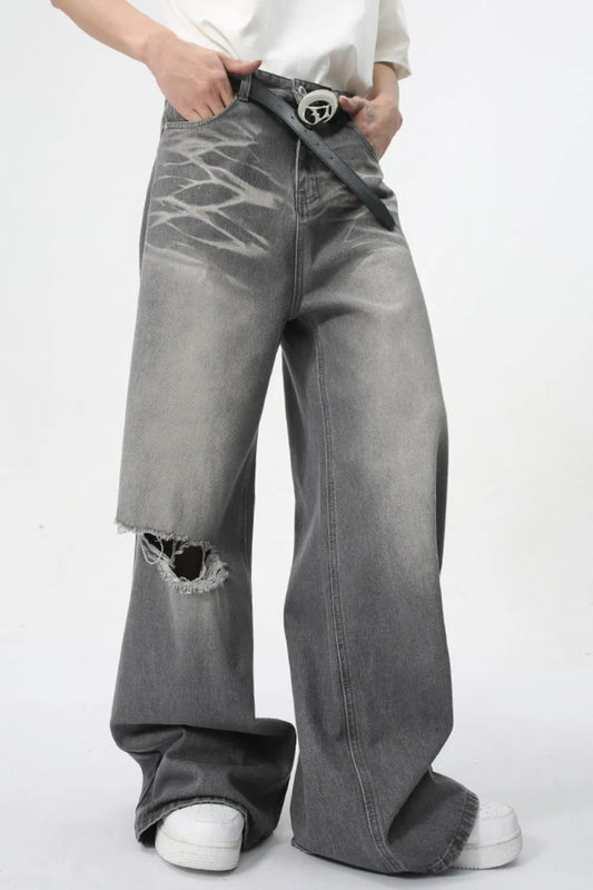 Jeans Wide Leg Grunge