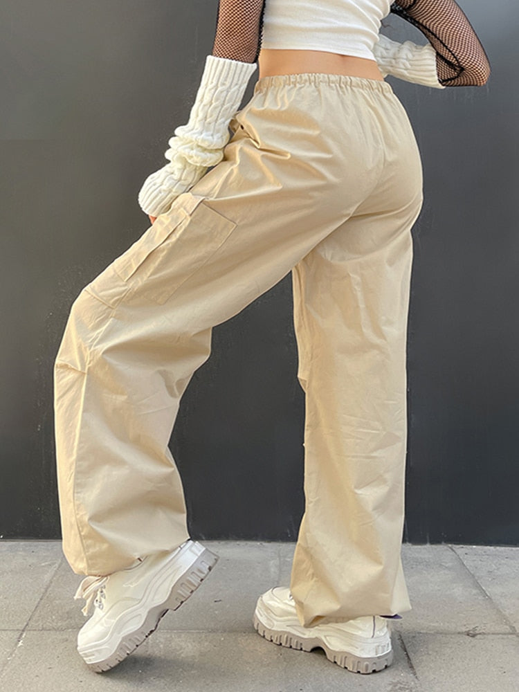 Pantalones Cargo Baggy Khaki
