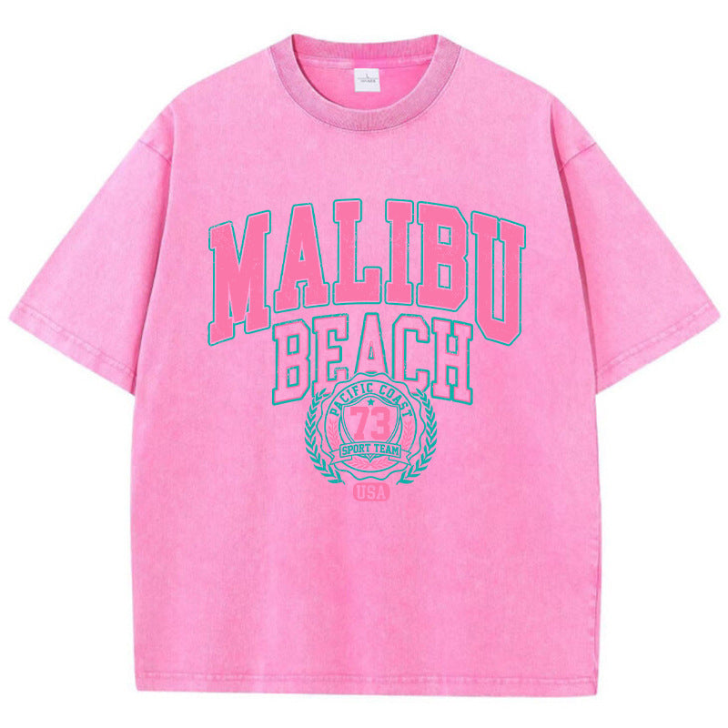 Camiseta holgada efecto lavado vintage