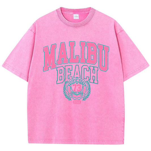 Camiseta holgada efecto lavado vintage