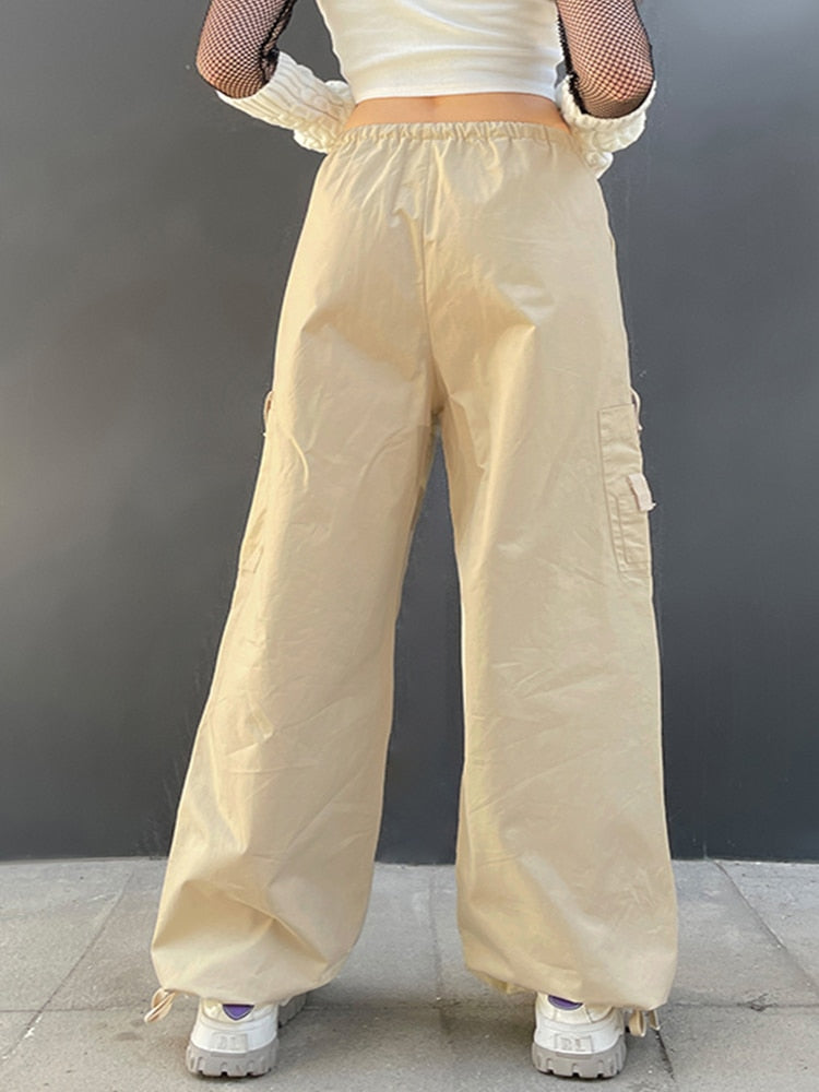 Pantalones Cargo Baggy Khaki