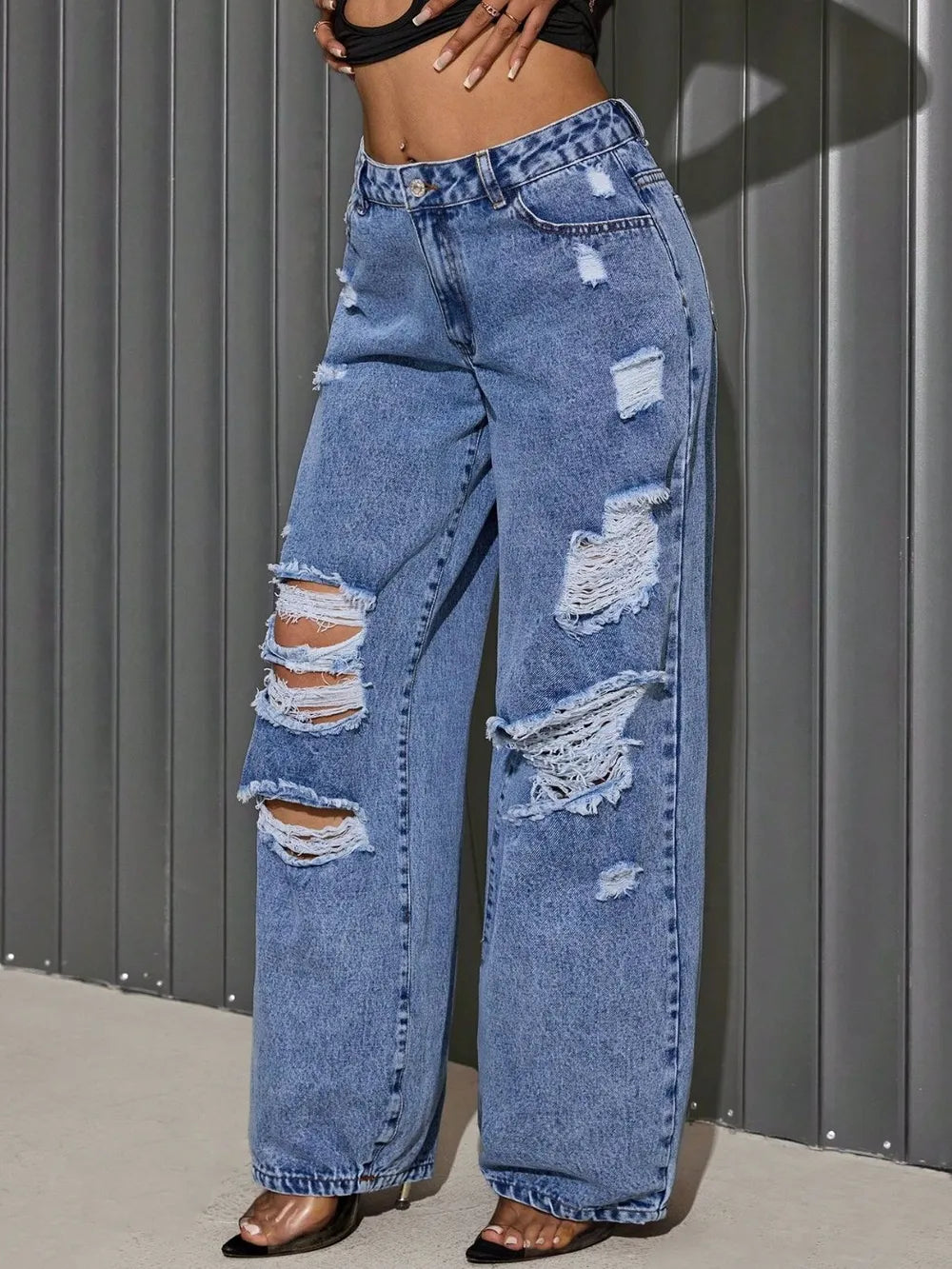 Jeans Wide Leg  Heavy