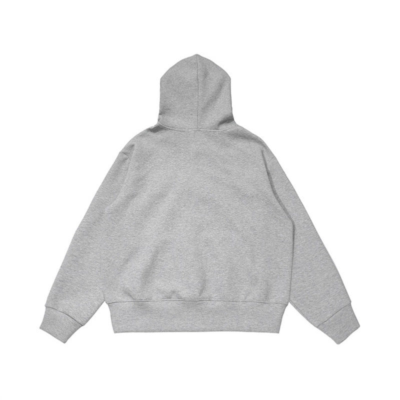Chaqueta hoodie oversized con cremallera