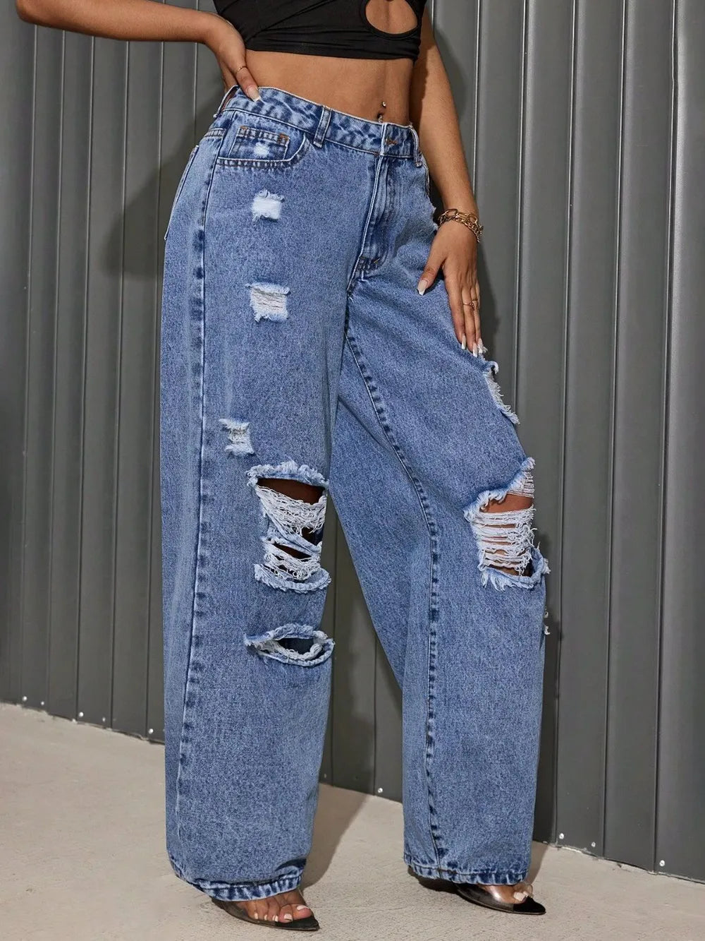 Jeans Wide Leg  Heavy