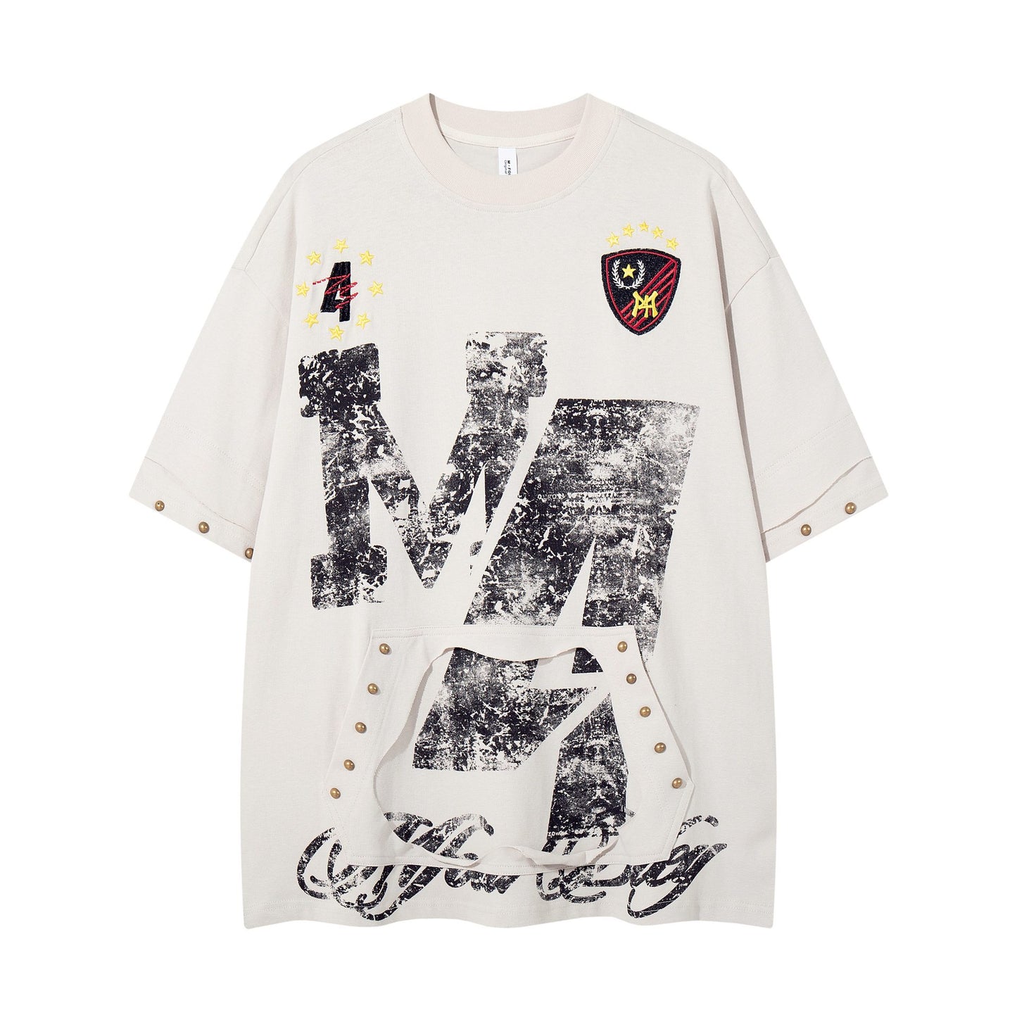 Camiseta holgada con estampado