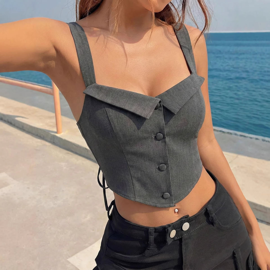 Top Slim Fit Sleeveless
