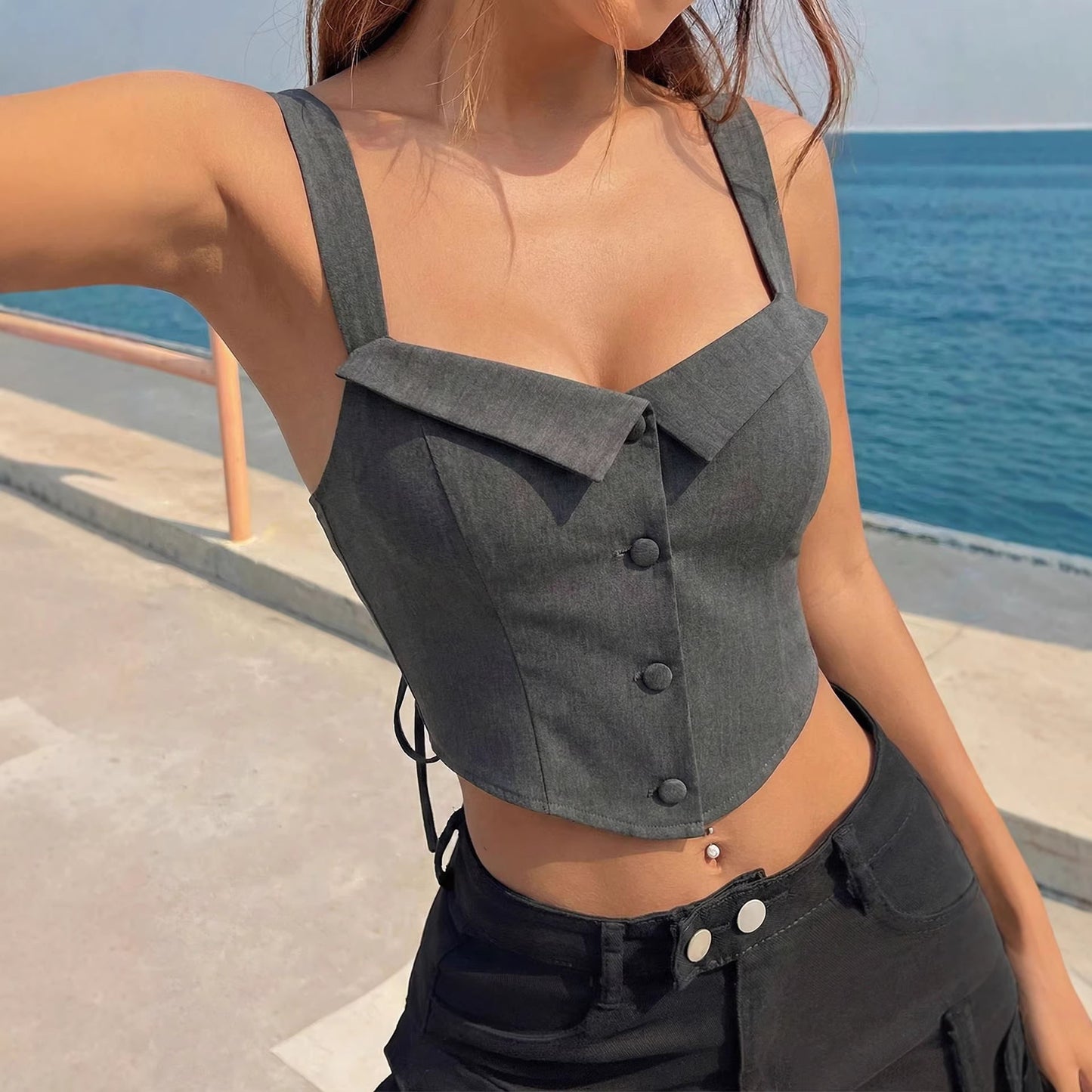 Top Slim Fit Sleeveless