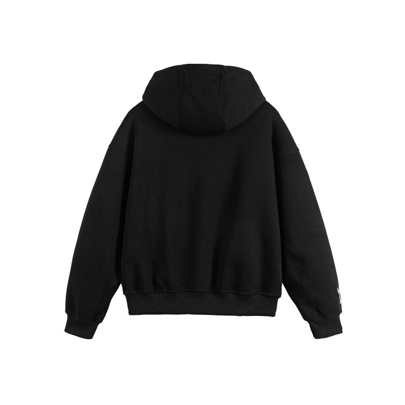Chaqueta hoodie oversized básica
