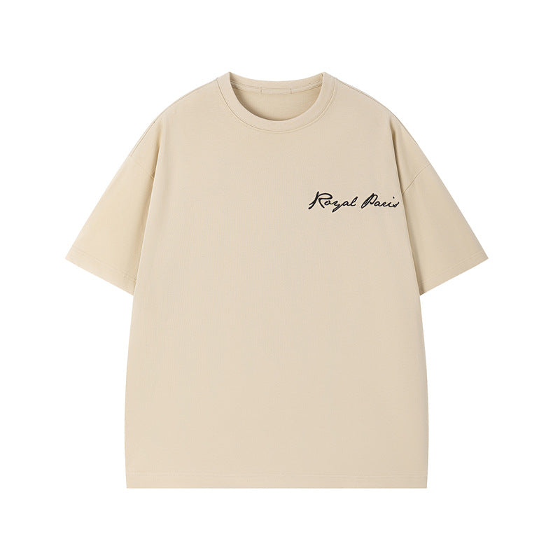 Heavyweight Cotton Short Sleeve T-Shirt for Men