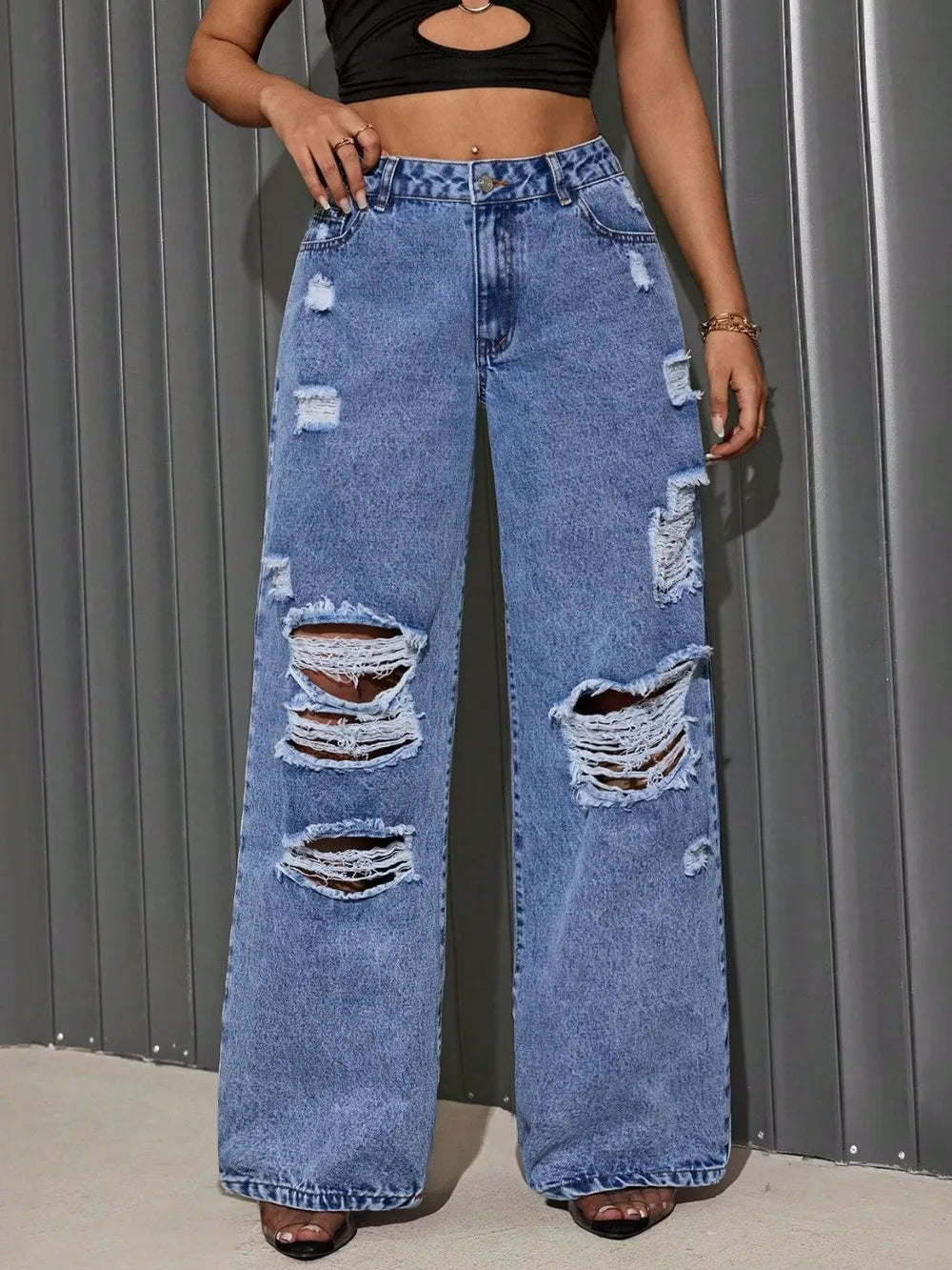 Jeans Wide Leg  Heavy