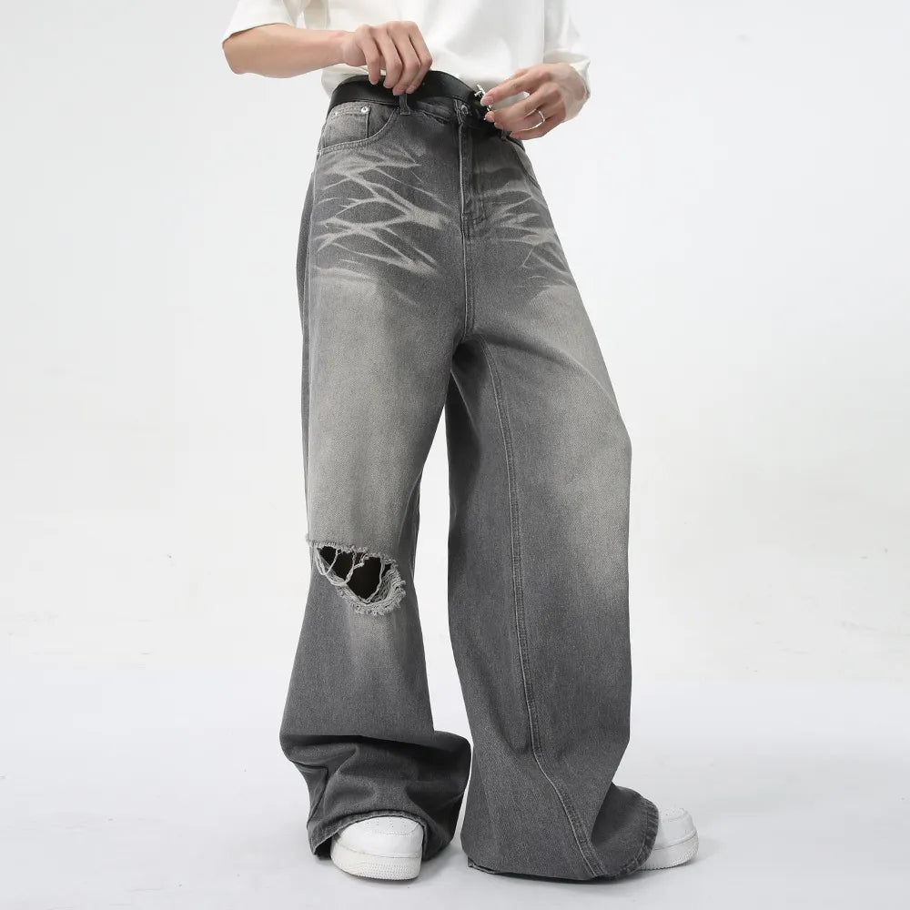 Jeans Wide Leg Grunge