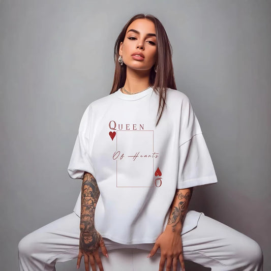 Camiseta holgada blanca