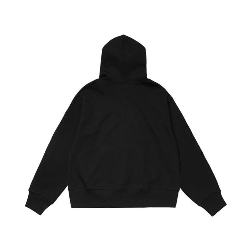 Chaqueta hoodie oversized con cremallera