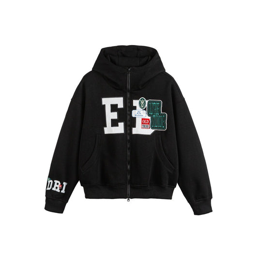 Chaqueta hoodie oversized básica