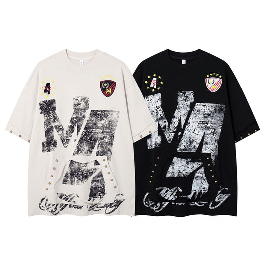 Camiseta holgada con estampado