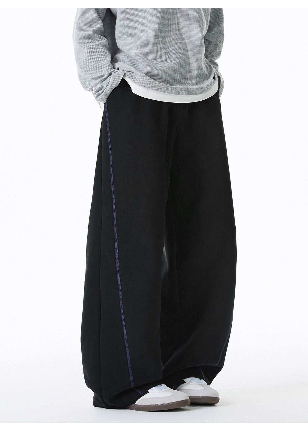 Pants Loose Fit Stripe